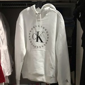 Calvin Klein White Hoodie
